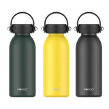 NONOO Edelstahl Trinkflasche BPA Frei 480 ml Pulverbeschichtet